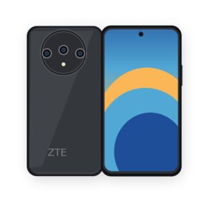 ZTE Blade A75 5G front and back illustration