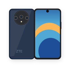 ZTE Blade A76 5G front and back illustration