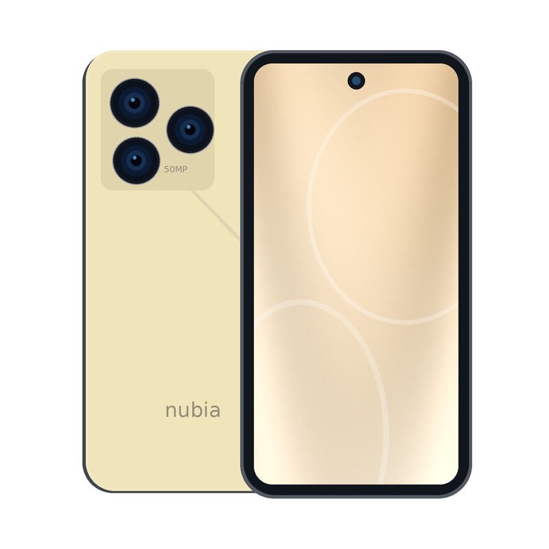 ZTE nubia V60 Front and Back Design